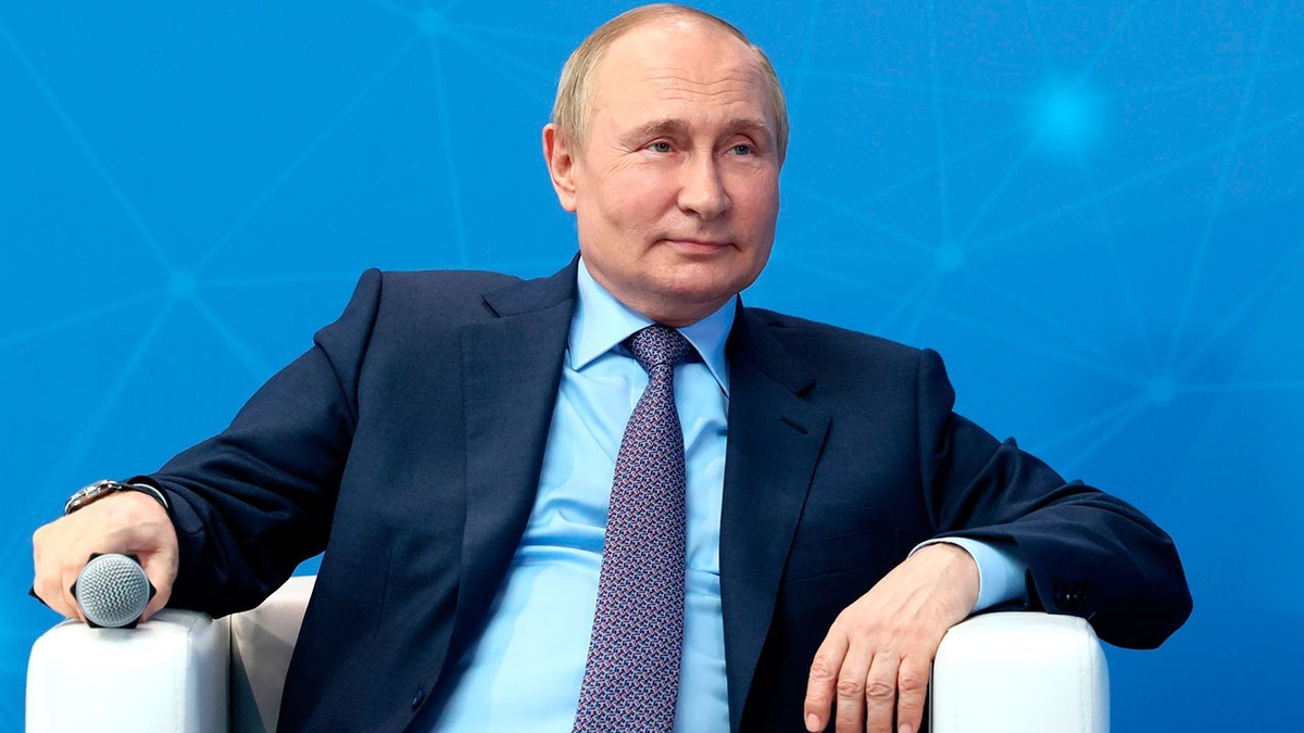 Президент России В. В. Путин. фото из свободного доступа.