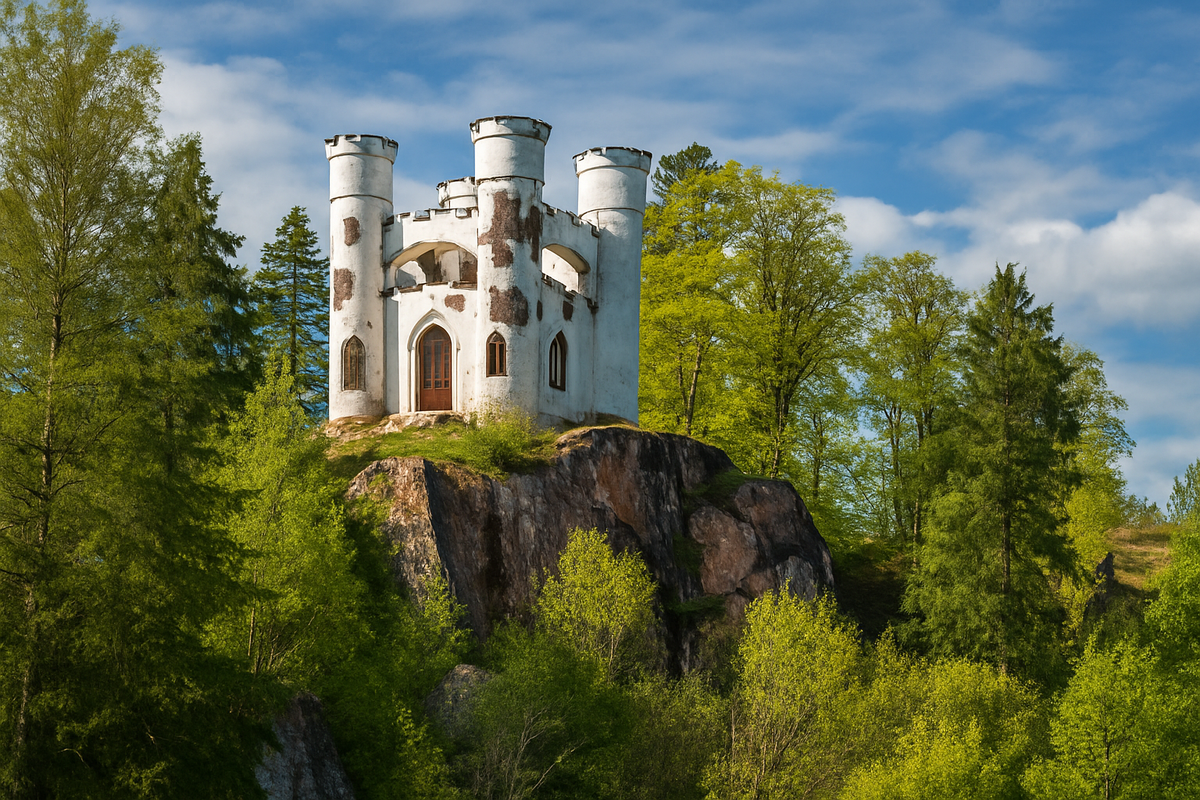 Капелла в Монрепо - семейнай усыпальница Графа Людвиг Генрих фон Николаи