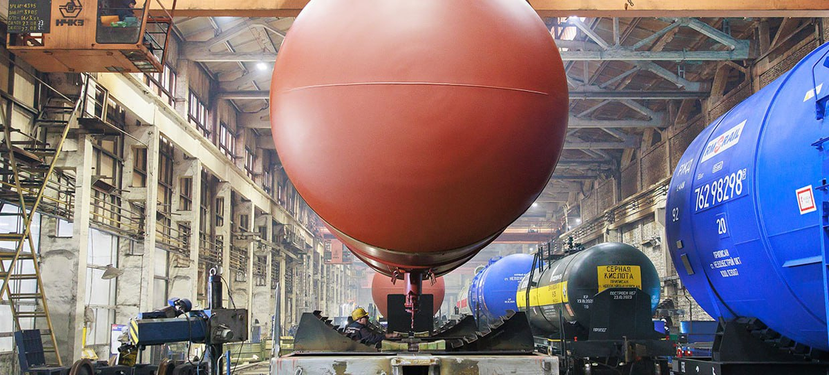 Производство цистерн на заводе «Рузхиммаш». Источник: РМ Рейл