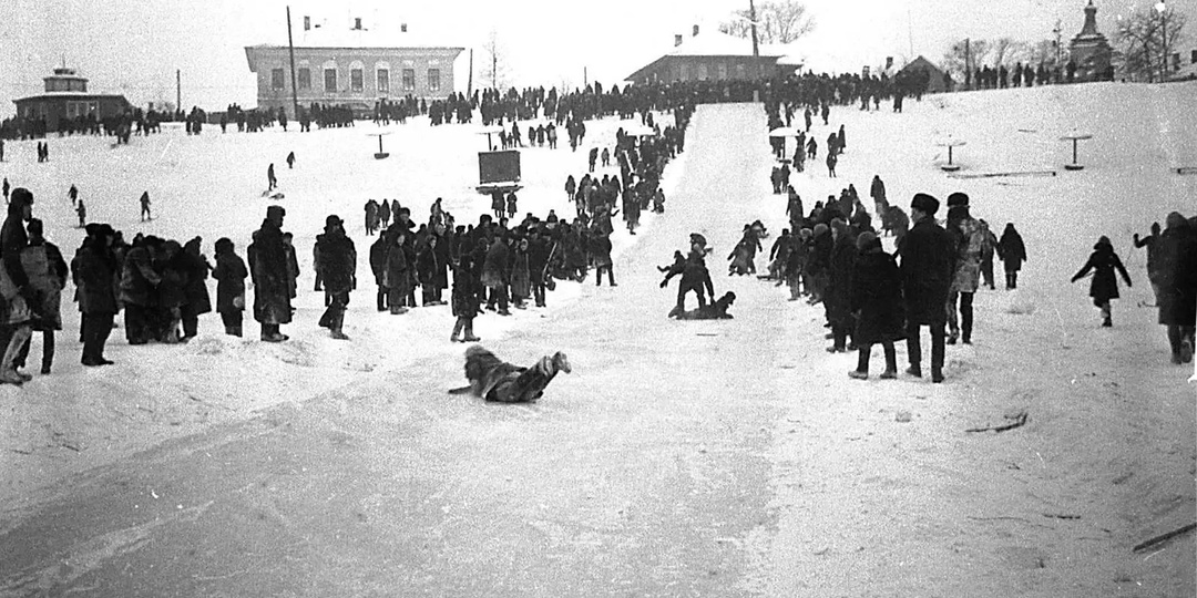 Зимняя Вологда в прошлом