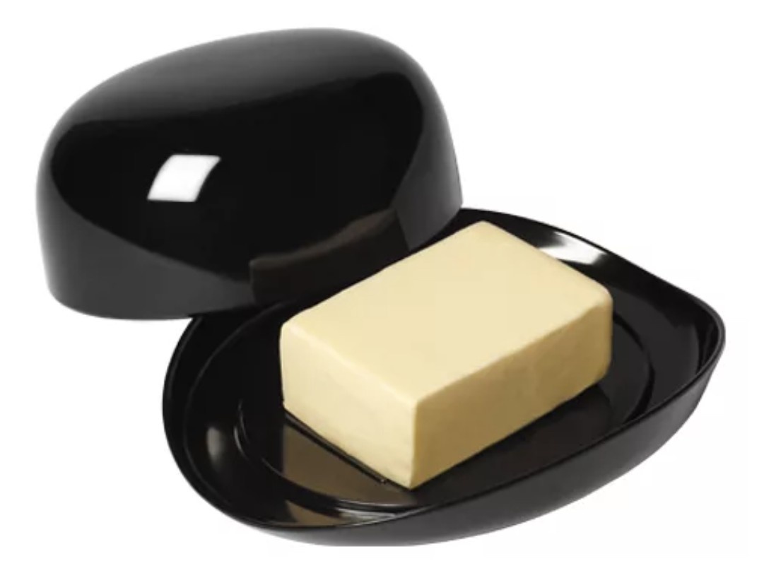 Масло в черной маслёнка, из Интернета. 