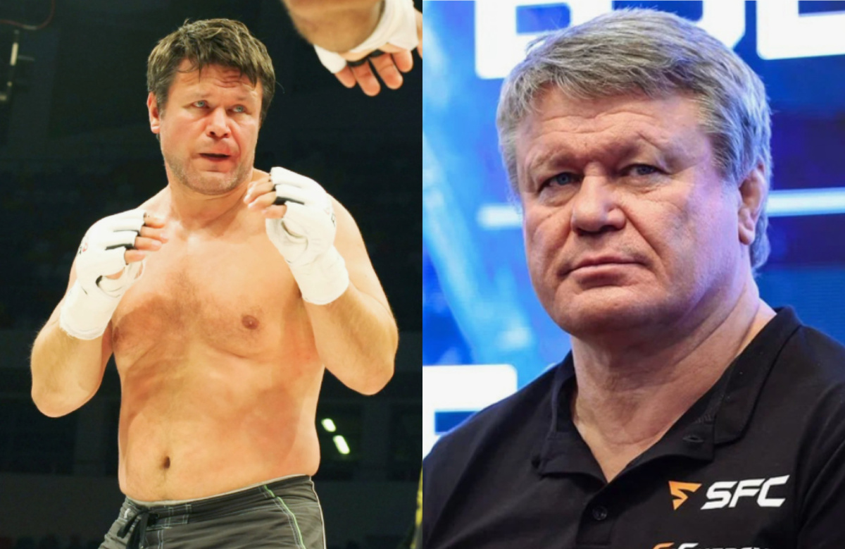 на фото Олег Тактаров 