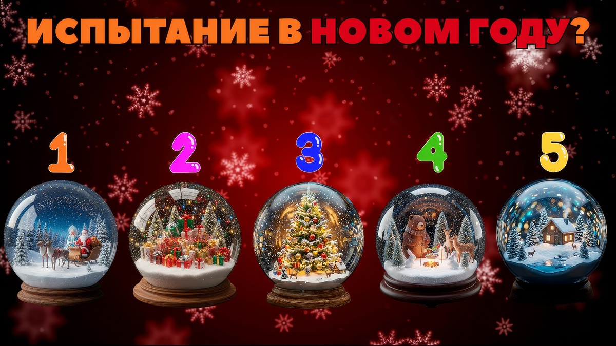 Что станет вашим испытанием в НОВОМ ГОДУ? 💪 Выберите шар! Дмитрий Петров📷
