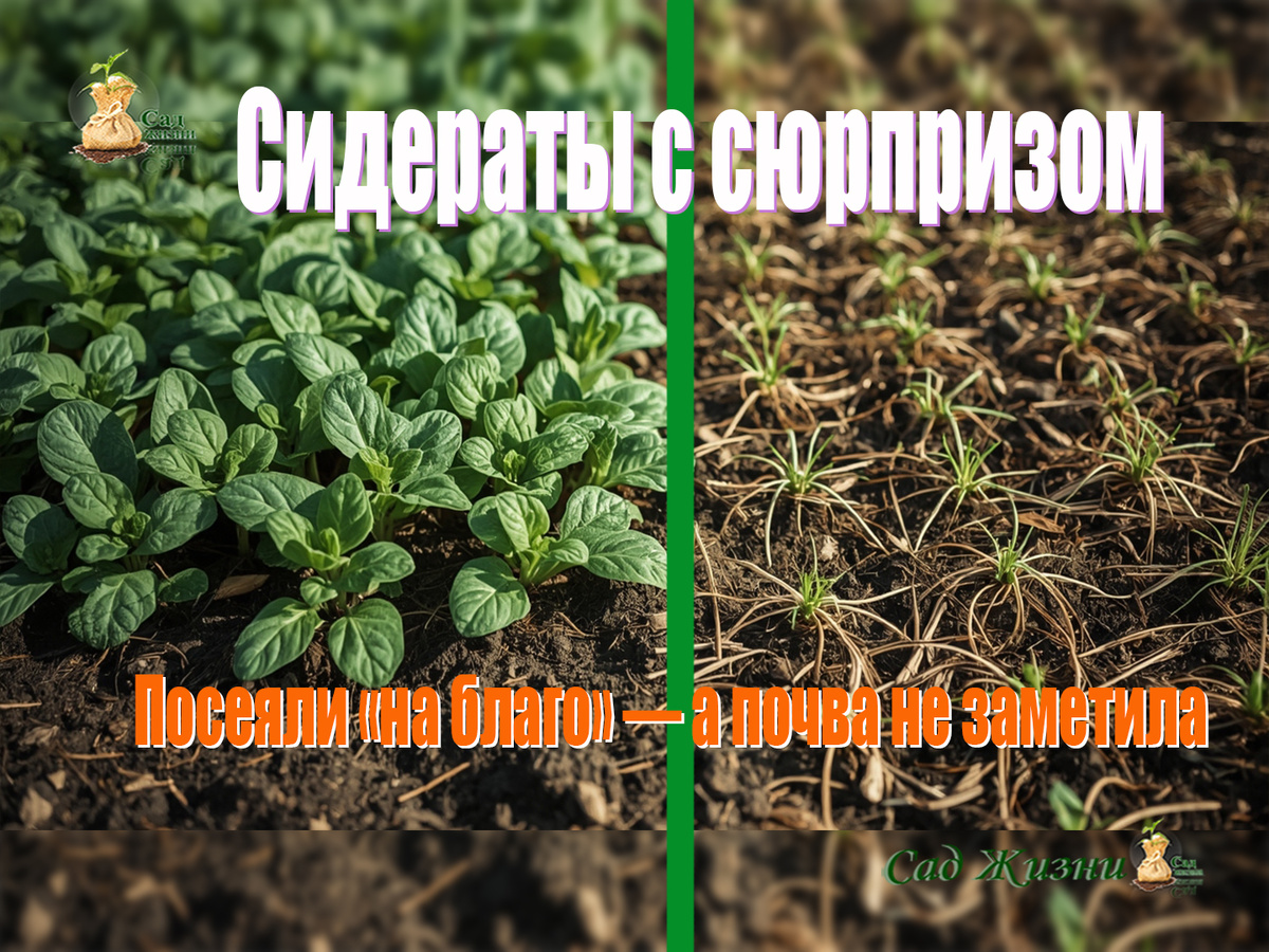 Сидераты с сюрпризом