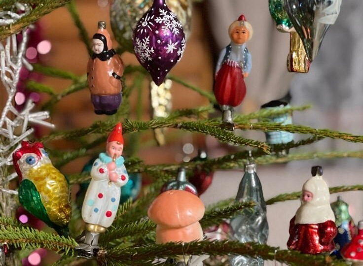 Советские елочные игрушки, немного истории.