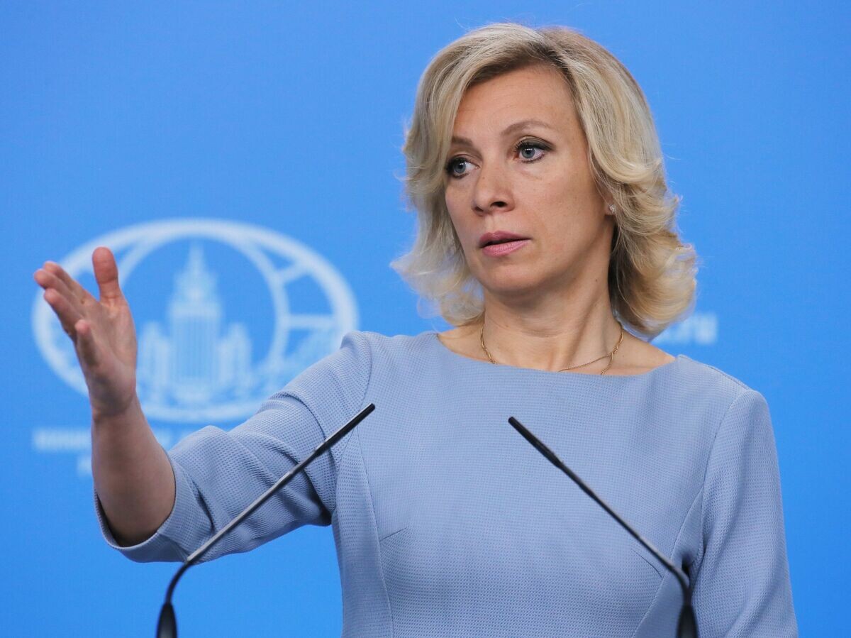    Официальный представитель министерства иностранных дел России Мария Захарова во время брифинга в Москве. 31 мая 2017 | © РИА Новости / Виталий Белоусов