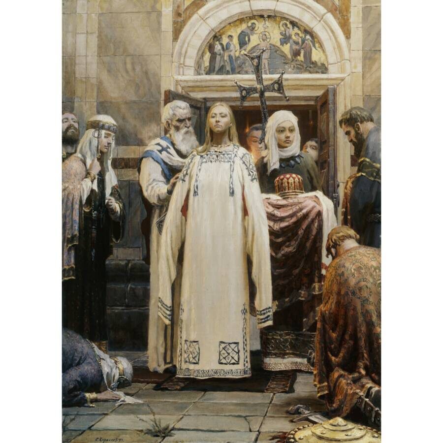 "Княгиня Ольга. Крещение" Сергей Кириллов