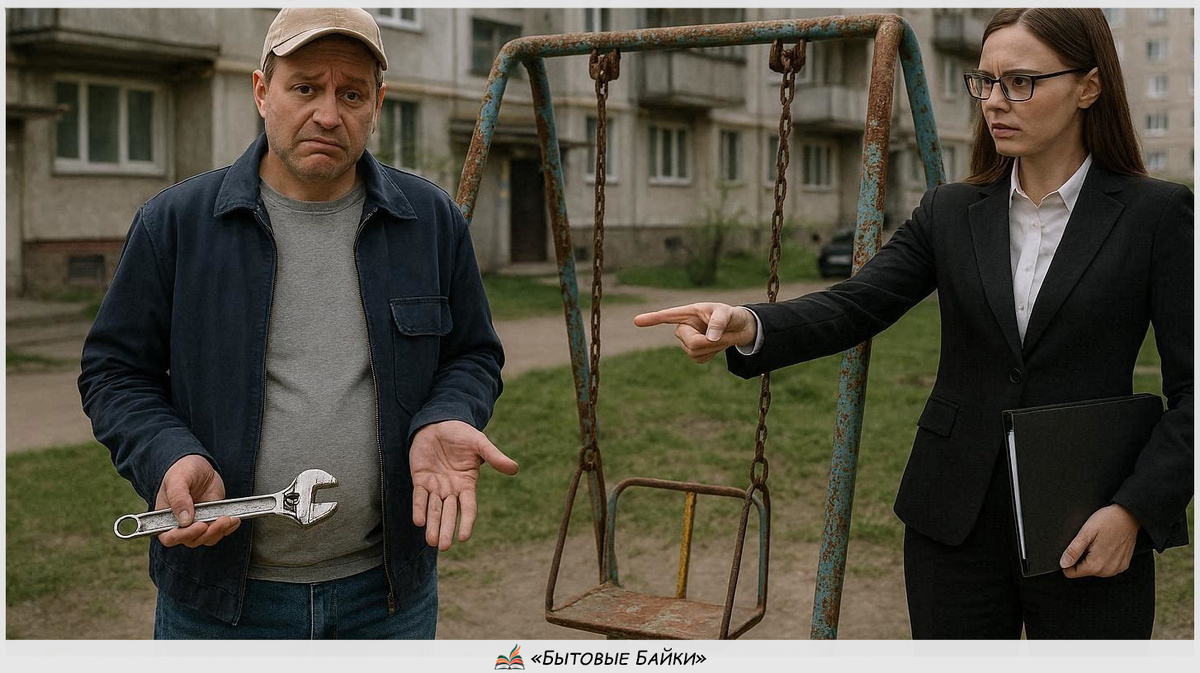 Как я хотел починить качели - Мини рассказ