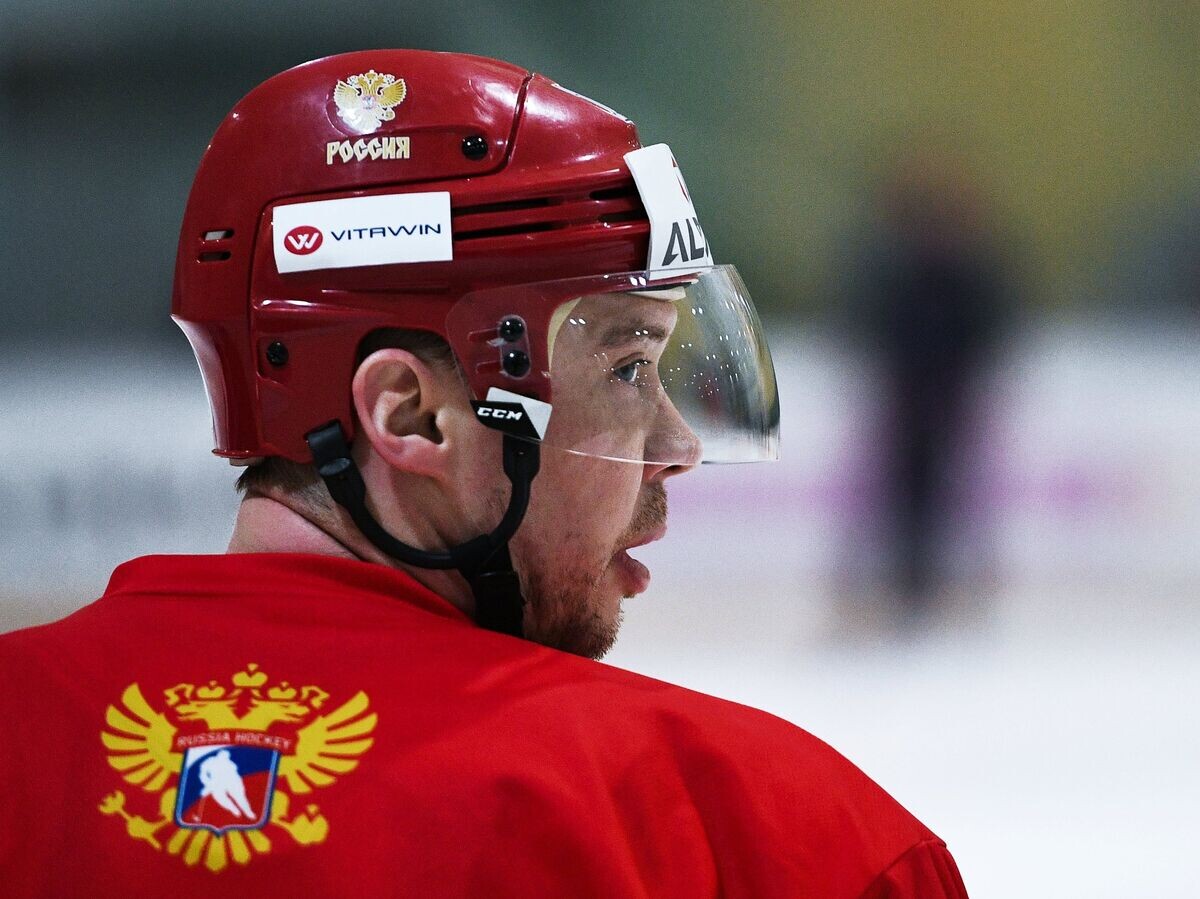    Нападающий сборной России по хоккею Сергей Мозякин | © РИА Новости / Александр Вильф