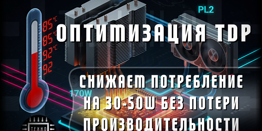 🔥 TDP современных процессоров: полный гайд от практиков ⚡ Как не сжечь ПК и выжать максимум