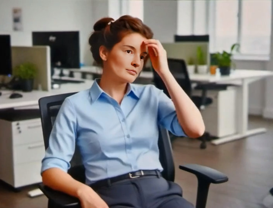 Обдумываю эту мысль в офисе