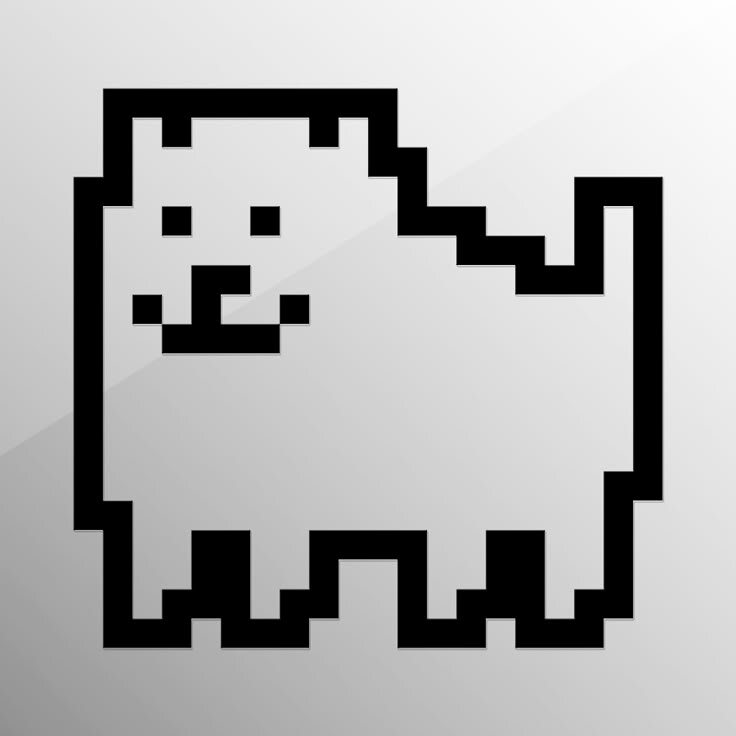 Арт надоедливой собаки