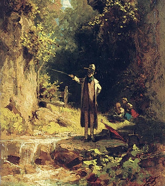 Карл Шпицвег. Рыбак. 1860.