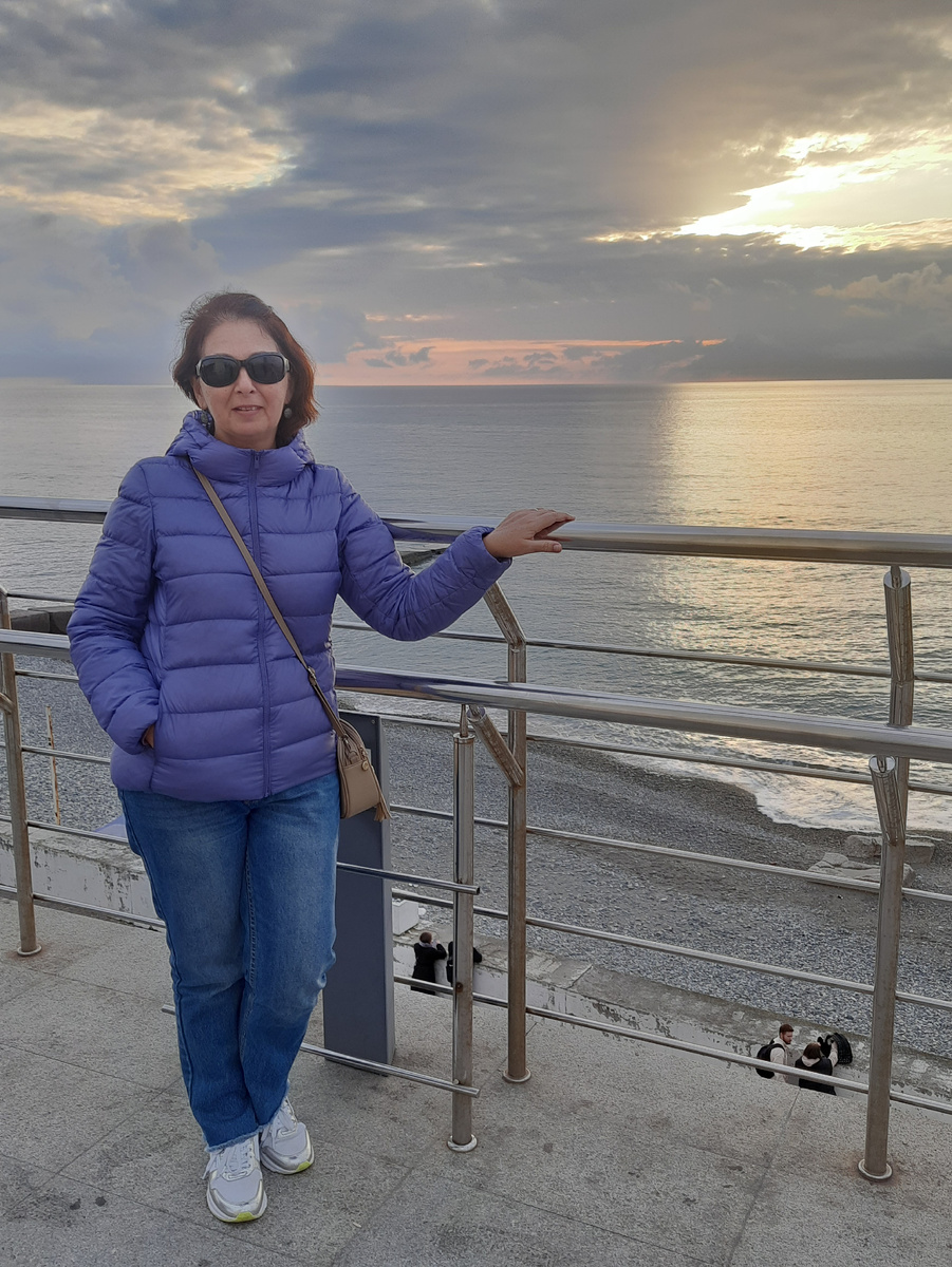 Закат в Адлере