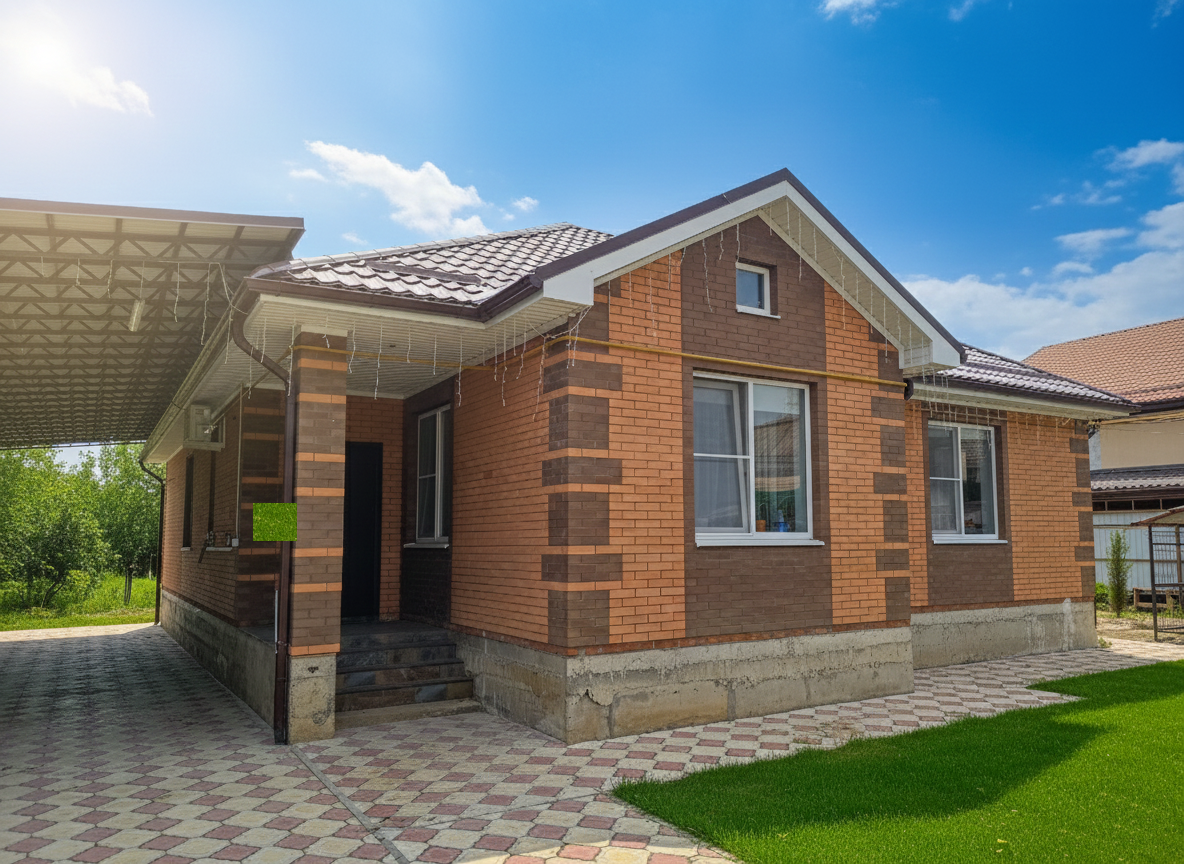 Дом построен ООО "СК "Домовой" (г. Краснодар)