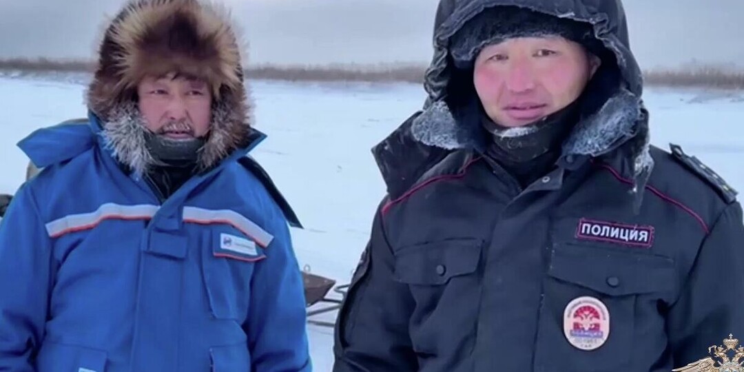 В Якутии полицейский спас подростков, заблудившихся на морозе