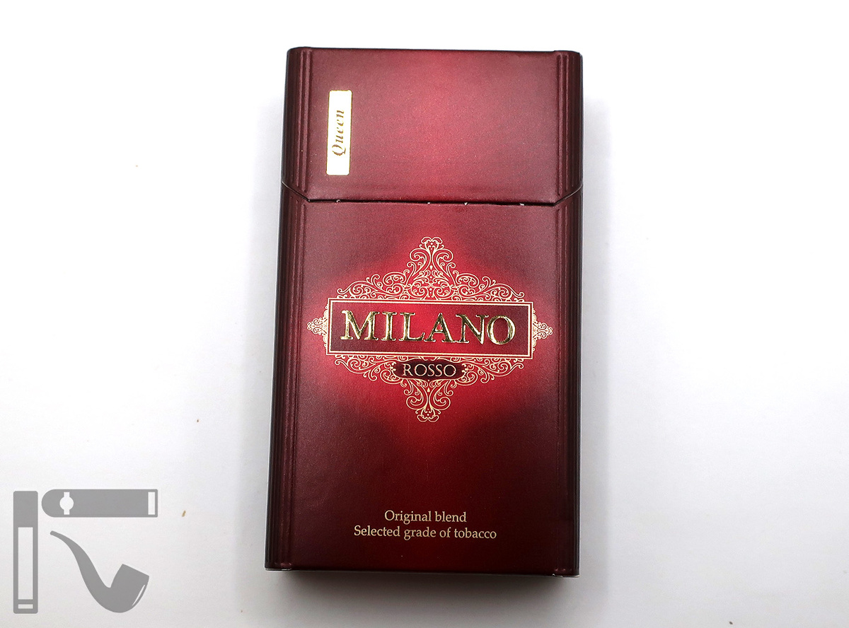 Сигареты Milano Rosso. Фото: © канал "Уголок Курильщика"