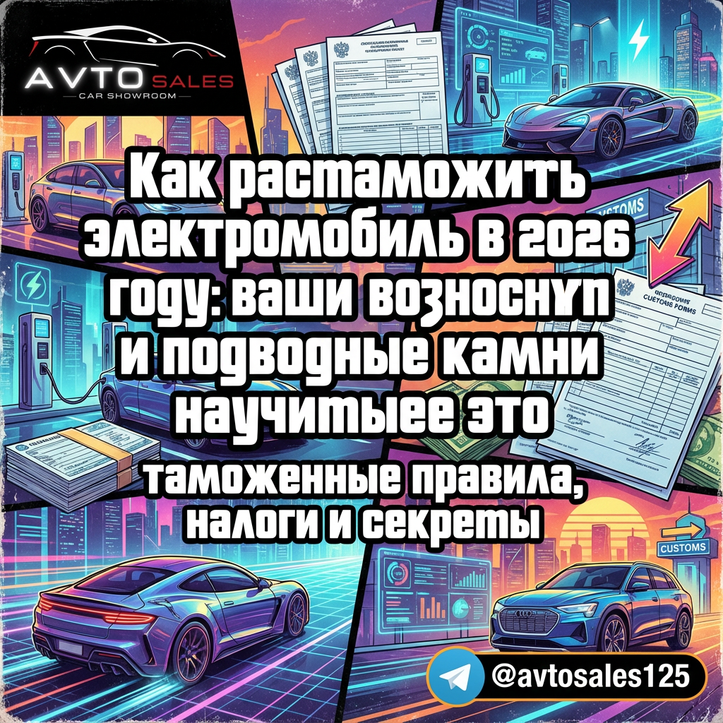   Растаможка электромобилей в 2026: советы, льготы и подводные камни Авто Сейлс