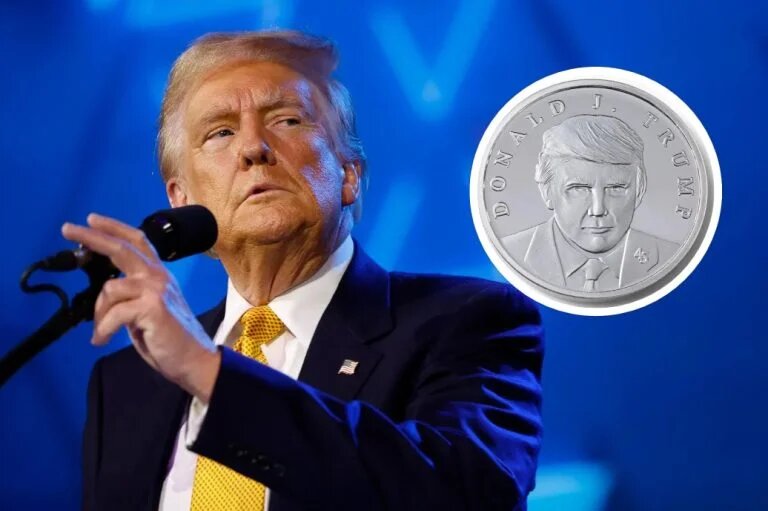 США планируют выпустить монету 1 доллар с изображением Дональда Трампа.