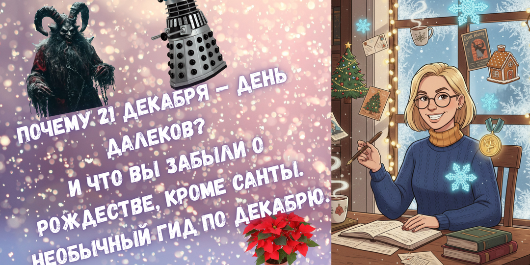 Buddy The Elf и Крампус в одном календаре: Самые безумные декабрьские праздники англоязычного мира. Гид от Crazy Tutor.