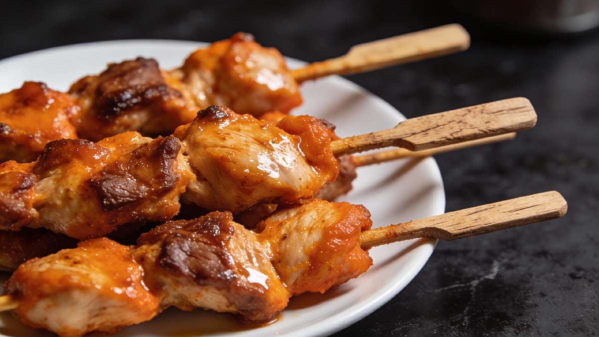Куриный шашлык в аэрогриле