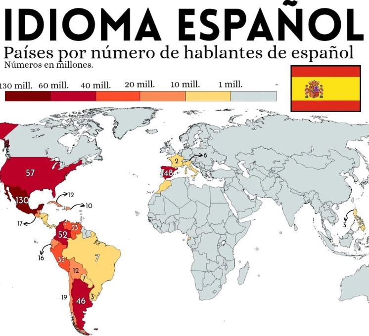 Испанкий язык в мире