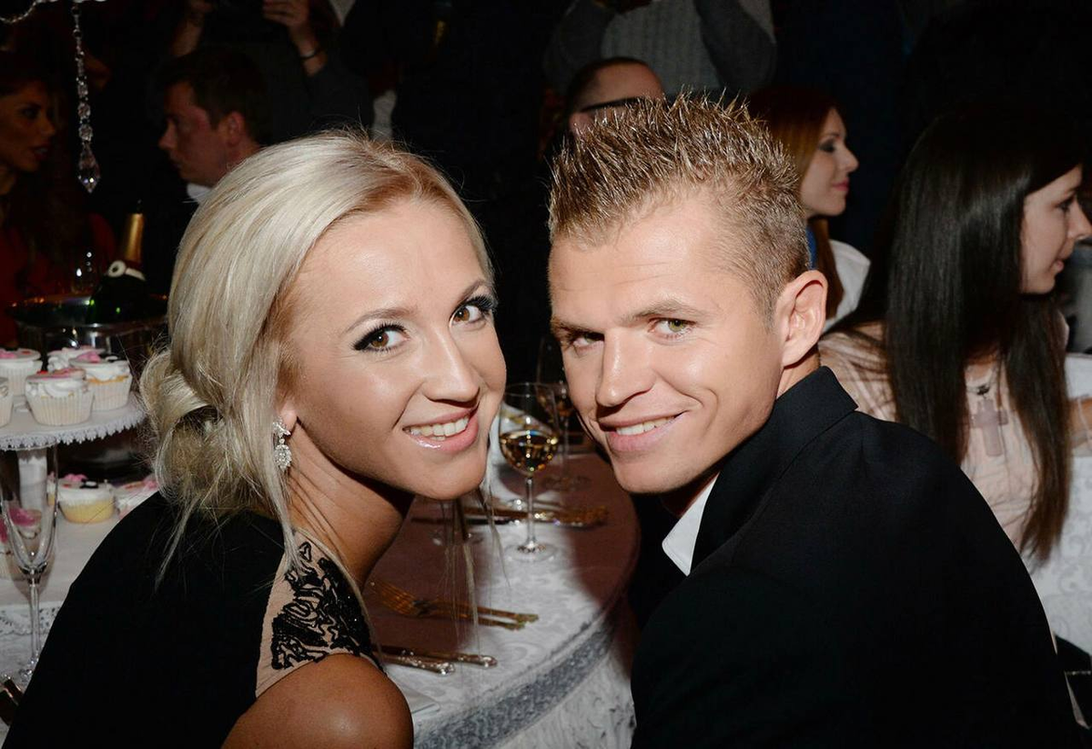 Ольга с бывшим мужем.