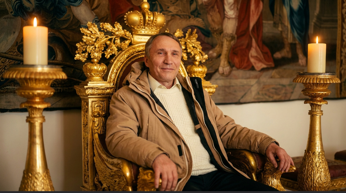 Александр Дробышев надругался над троном троном магистра мальтийского ордена конца XVIII века