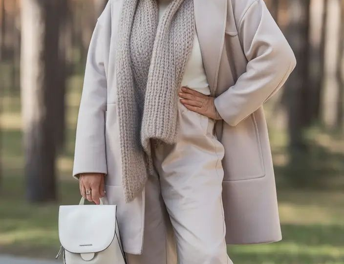 Как выглядеть стройнее в тёплой одежде: простые приёмы, которые работают в любом возрасте