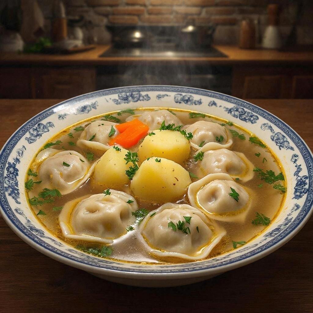 Иногда спасение — это кастрюля с пельменями и картошкой, когда даже думать лень