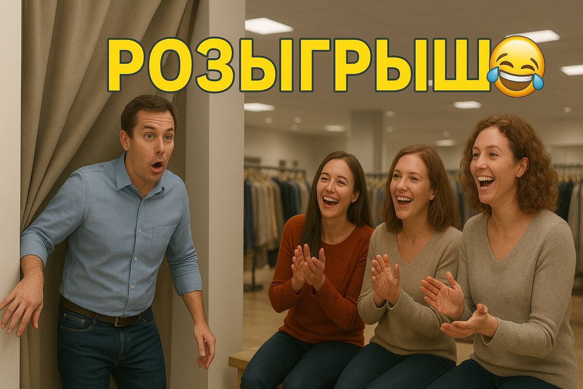 😂 Мужчина в примерочной… и тут полный зал женщин аплодирует!