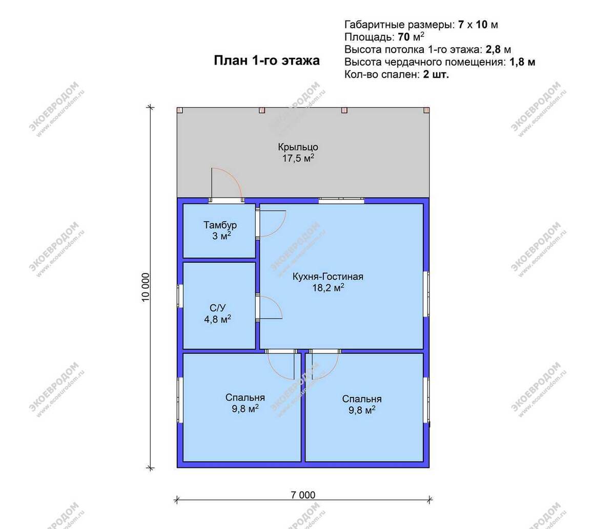 Планировка дома