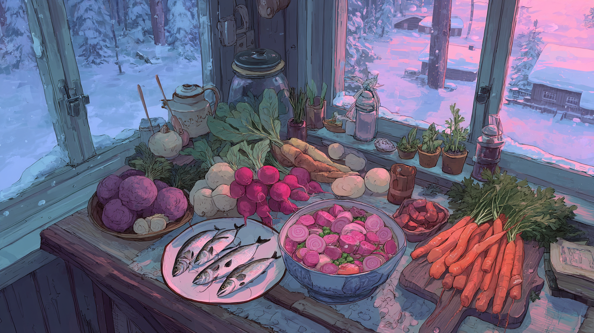 Когда зима соединяет землю и море