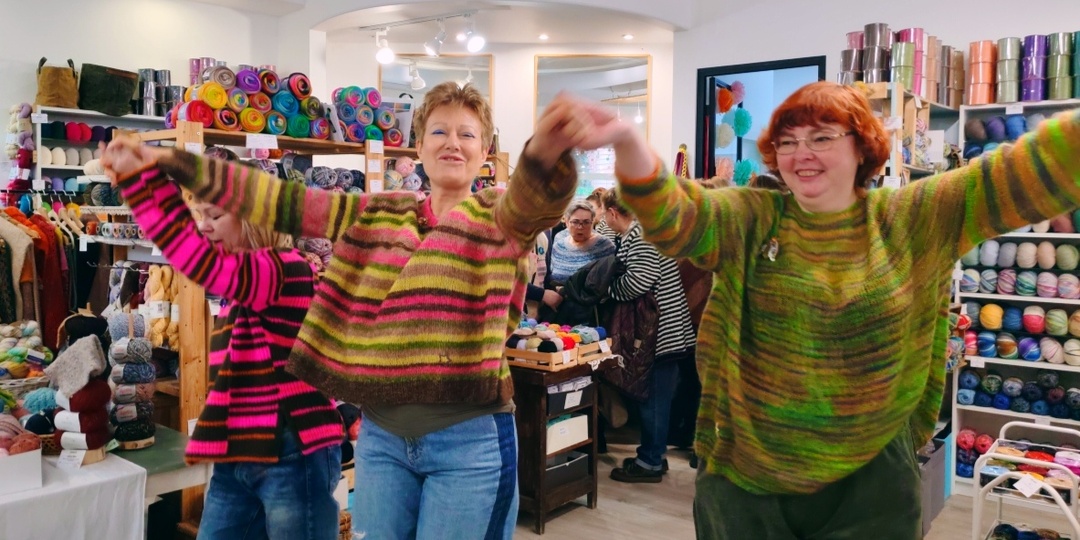 ПОЛОСАТАЯ ВСТРЕЧА В "СИЖУ-ВЯЖУ" 🧶