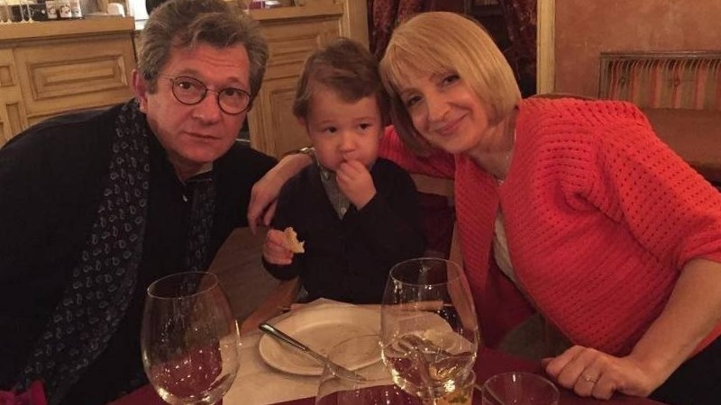 Андрей Ильин с Ингой Руткевич и сыном Тихоном.