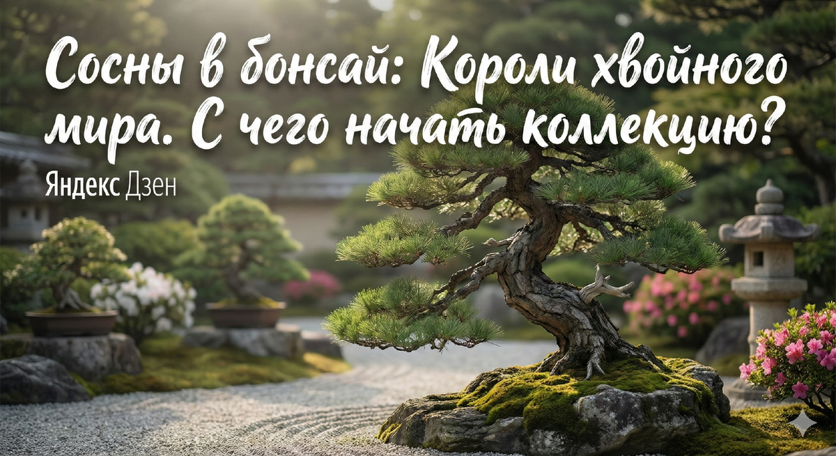 Сосны в бонсай:  Короли хвойного мира. С чего начать коллекцию?