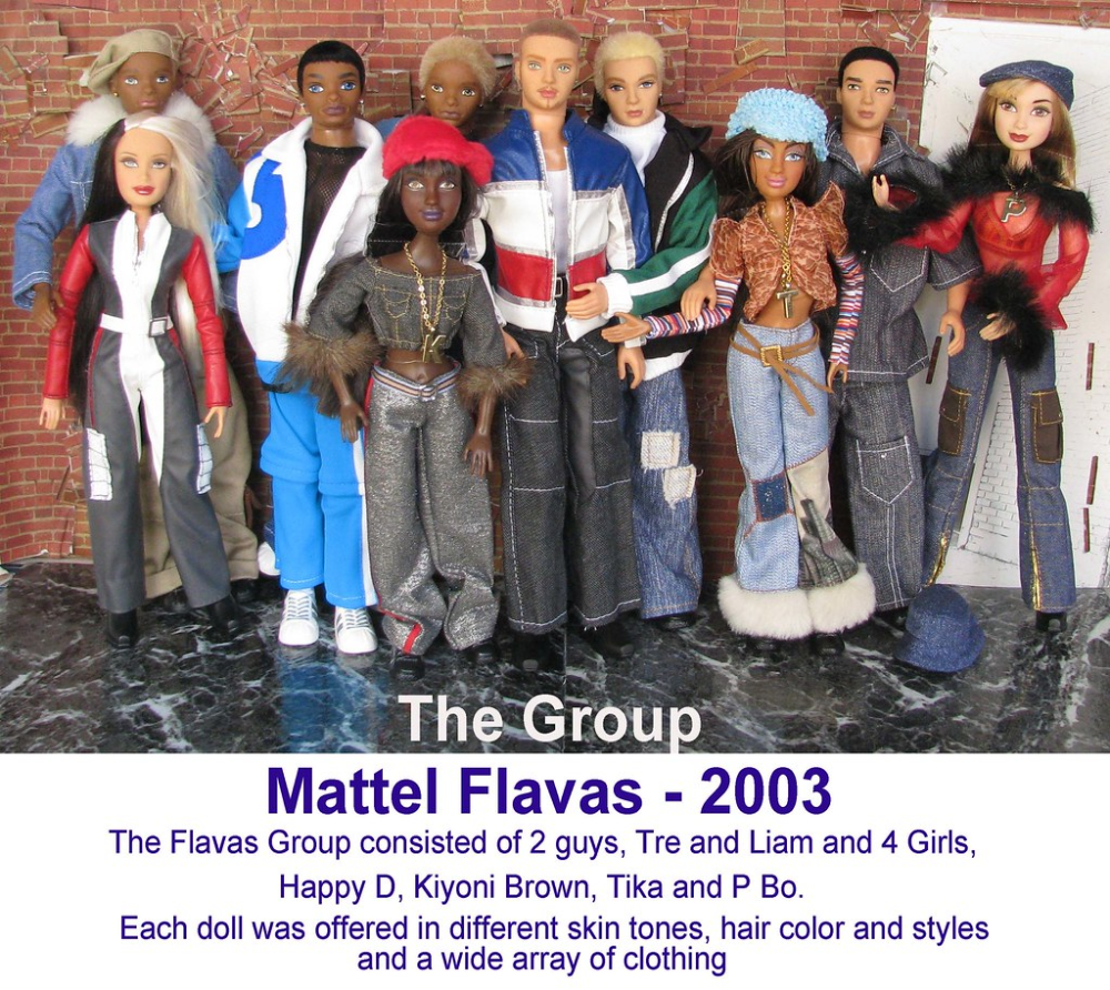 Куклы бренда Flavas от Mattel. Кукломужчина в центре напоминает мне Джастина Тимберлейка. Изображение из открытых источников. 