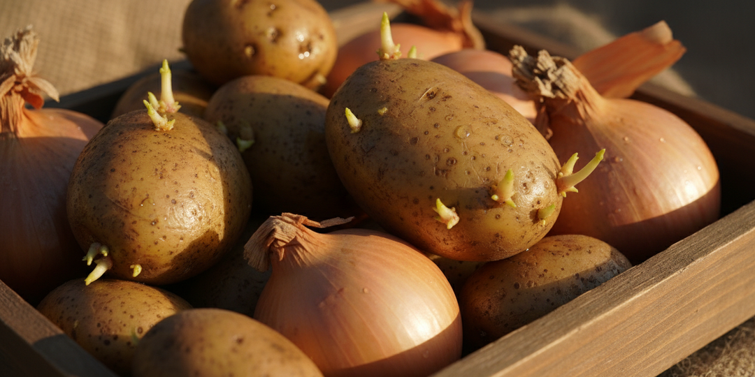 Почему нельзя хранить картошку рядом с луком, даже если это удобно