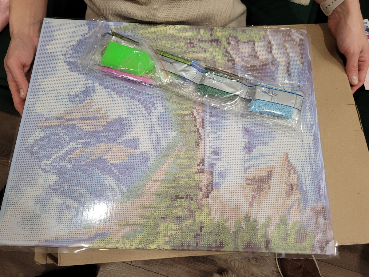 Алмазная мозаика.