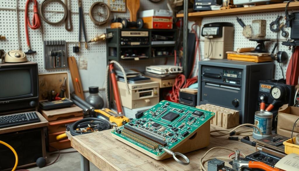    Первый компьютер Apple I в гараже