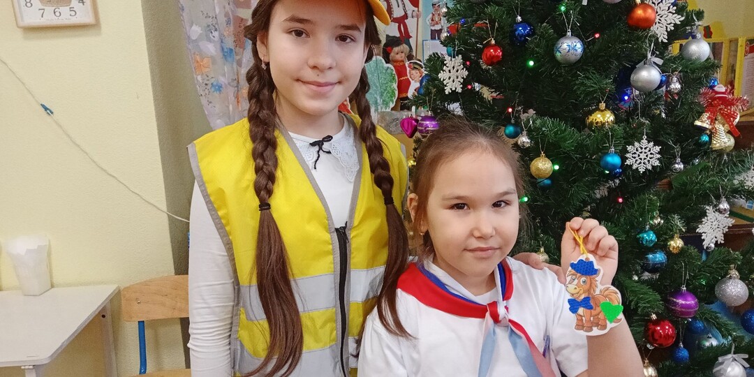 Дошколята Нурлата создали свои «светлячки» для безопасности на дорогах