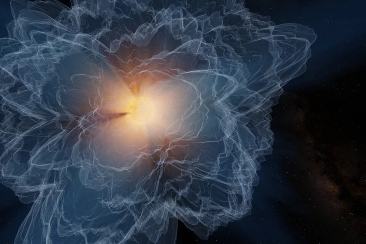    Поверхность Альфвена находится в атмосфере Солнца и крайне неоднородна