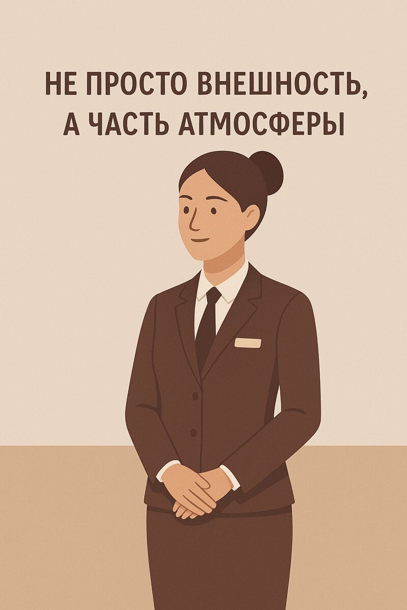 Внешний вид сотрудника сферы гостеприимства.