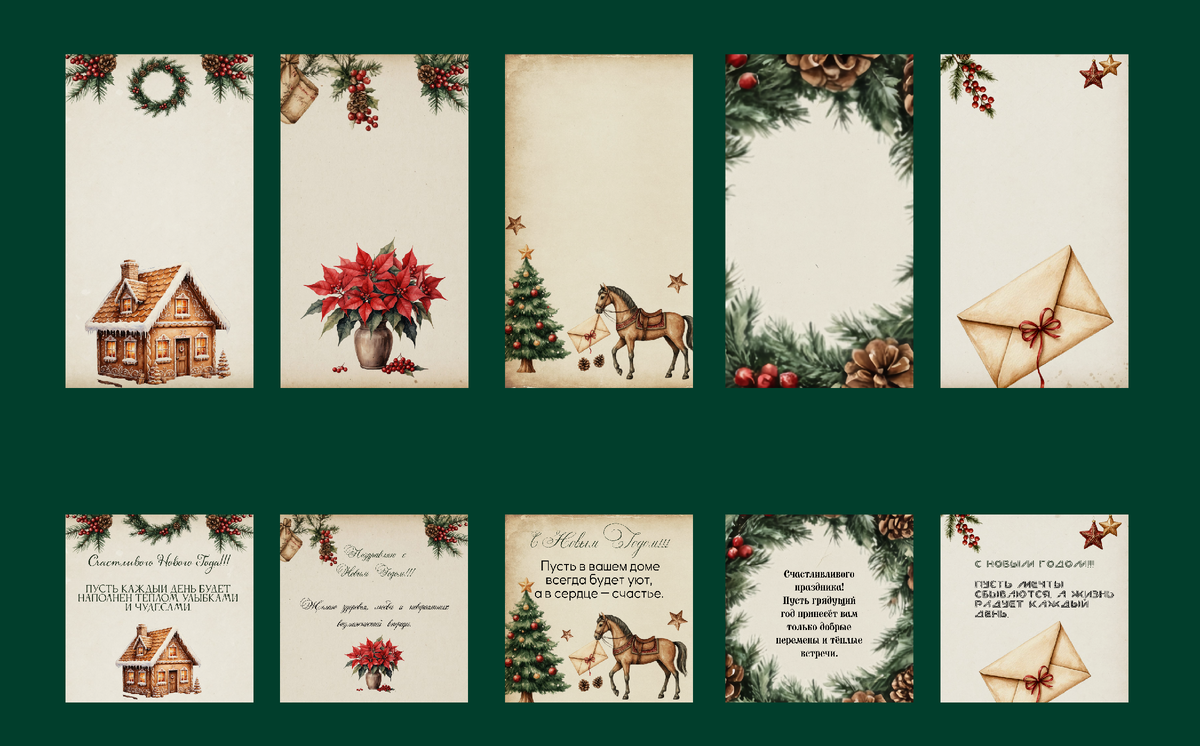 Новогоднего дизайн-конструктора в ретростиле от мастерской "Дизайн-Кит"-3