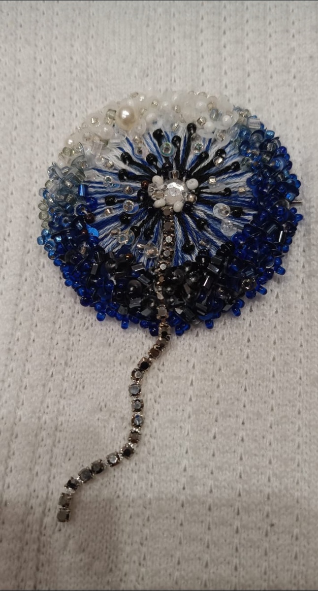 Уютненько устроился на белой кофточке одной из моих подруг. Жаль что  камера не передает всего того блеска, что имеетс яна самом деле