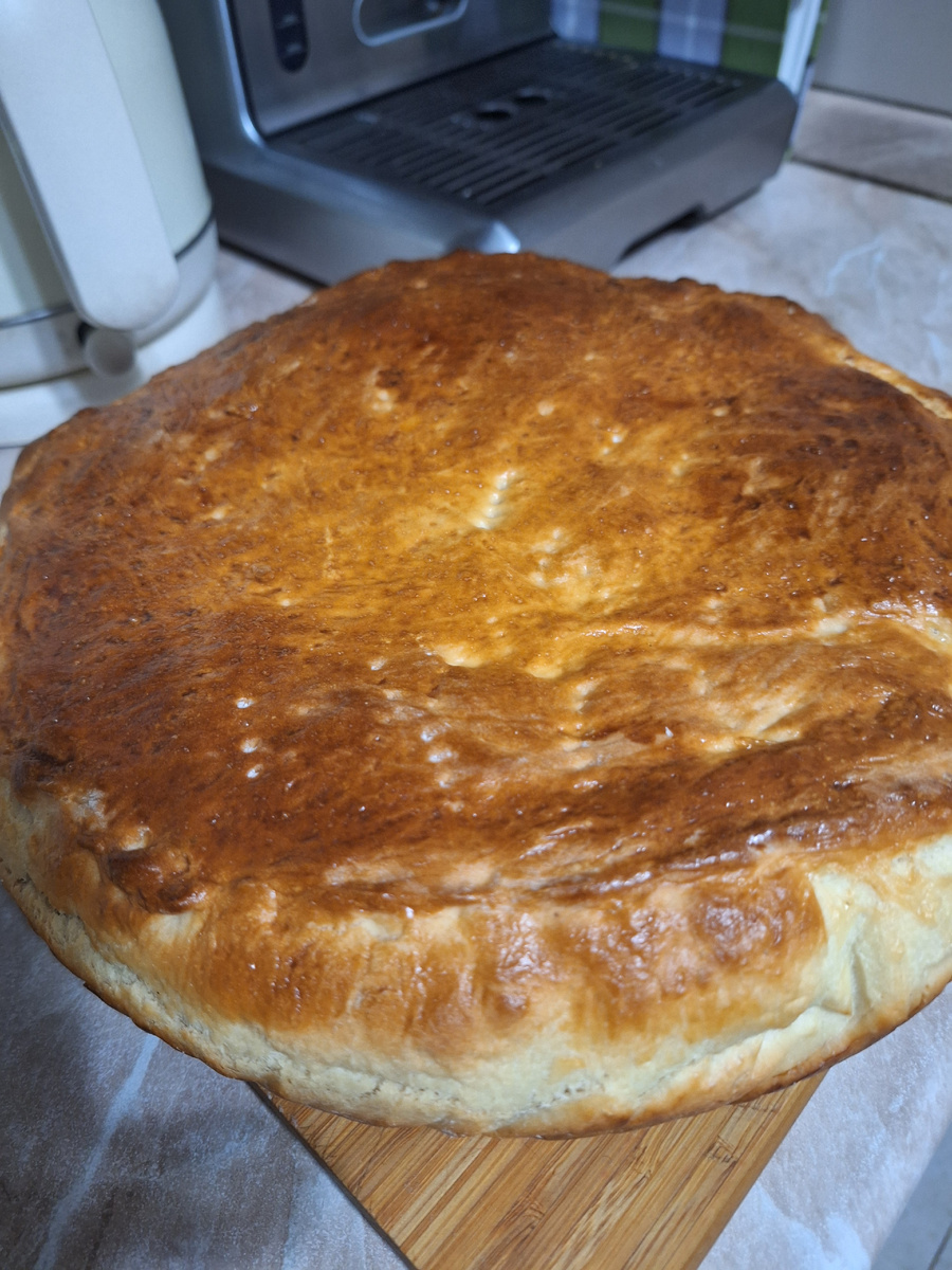 Пирог с капустой и яйцом