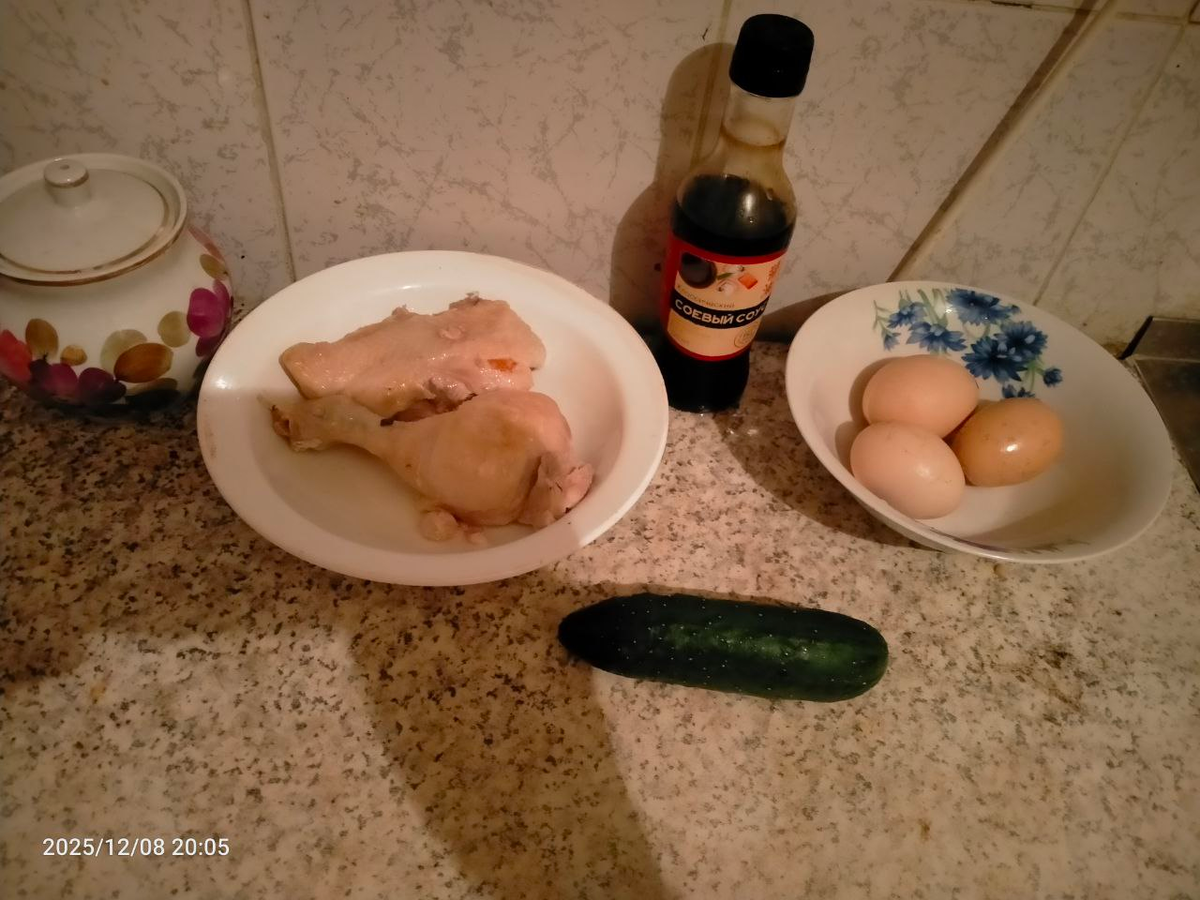 Продукты, для приготовления салата