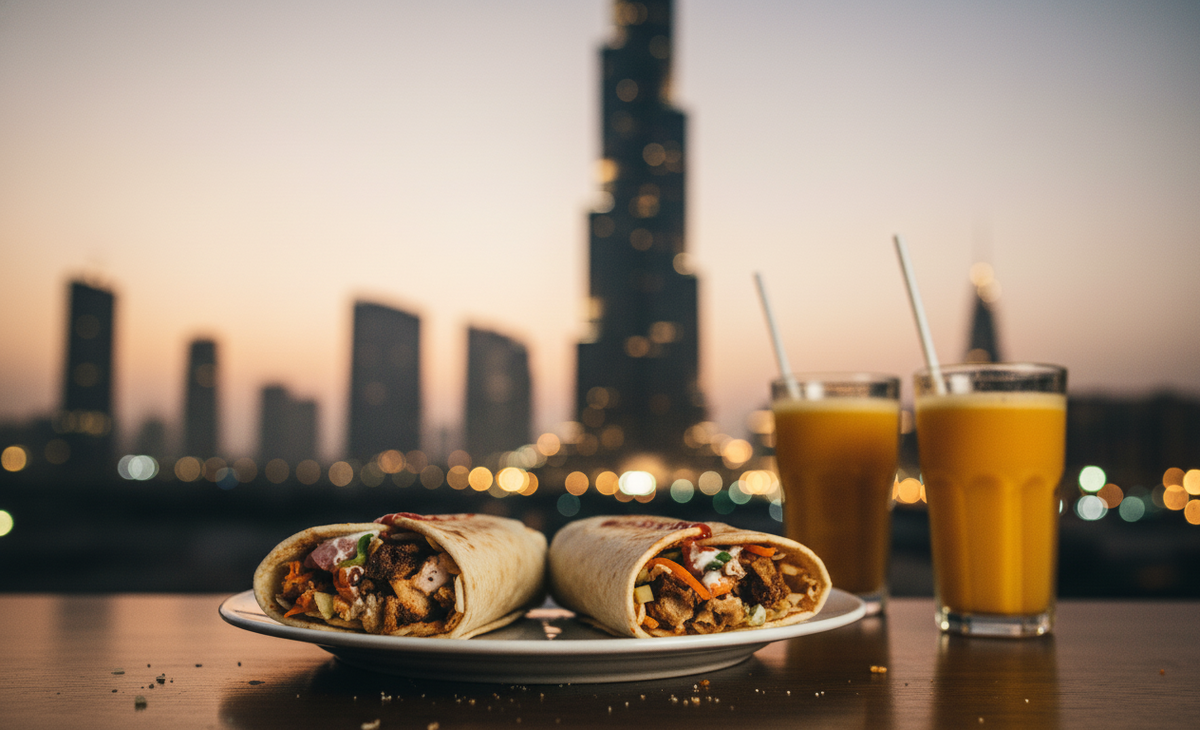  Бюджетный отдых в Дубае, уличная еда в ОАЭ.