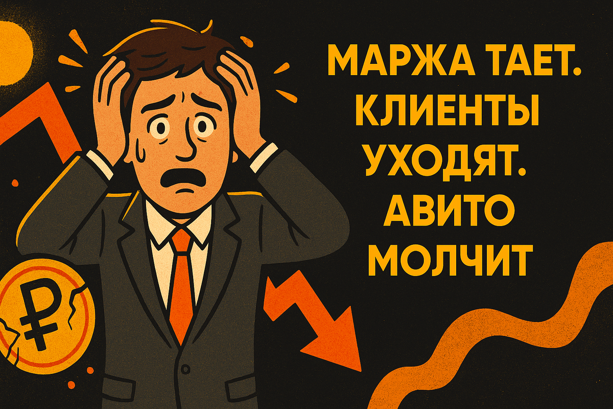 Маржа тает. Клиенты уходят. Авито молчит.