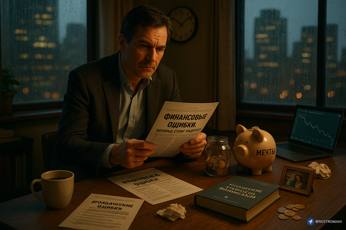    Как научиться управлять деньгами: 7 критических ошибок, которые ведут к финансовому краху РоСТ | Роман о Системном Трейдинге